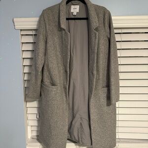 Old Navy Gray Trench Coat